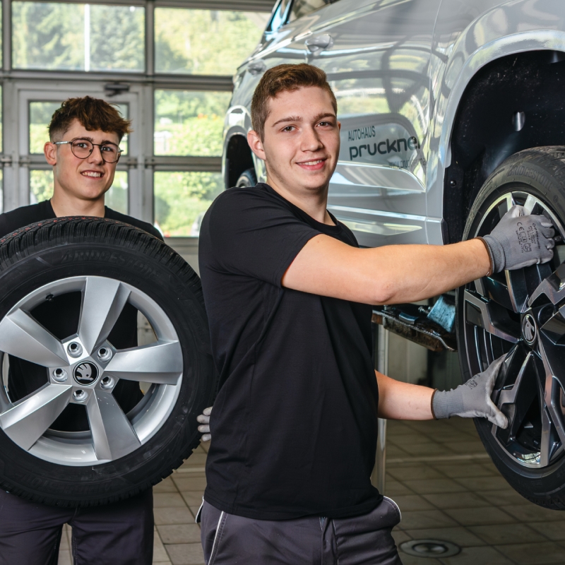 Reifenwechsel bei Pruckner